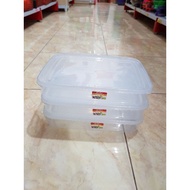 Brownie box, plastic lunch box, 2000ml brownie box
