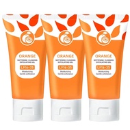 Gel Pengelupas Beraroma Oren LF16-35 - Pengelupasan Lembut untuk Wajah & Badan, Pembersihan Mendalam