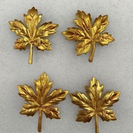 Real Gold Plated Pure Copper Maple Leaf Real Gold Plated Pure Copper Maple Leaf Pure Copper Maple Le