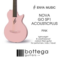 Enya Nova Go SP1 AcousticPlus 35" Carbon Fiber Acoustic Guitar (Pink)