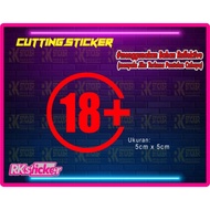 Sticker Cutting 18 plus