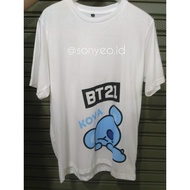 T SHIRT BTS BT21 - KOYA BT21 T SHIRT - KAOS BTS BT21