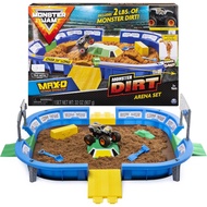 Monster Jam, Monster Dirt Arena 24-inch Playset with 2lbs of Monster Dirt and Exclusive 1:64 Scale