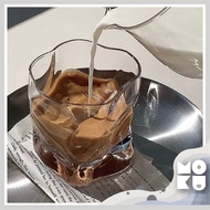 INS Wave Glass /Irregular Design Glass/ Thicken Glass/ Whiskey Tea Coffee Cup/ Wave Glass WabiSabi S