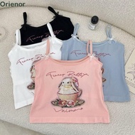Tank Top, Rabbit Print Graphic  Sleeveless Top, Cute Causal Gentle Sweet Vest Women