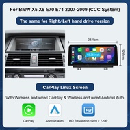 10.25 Multimedia Display Linux Touch Screen for BMW X5 X6 E70 E71 2007-2013 CCC CIC System Car Video
