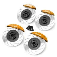 4Pcs Aluminum Alloy Sport Edition Brake Disc for Sakura D3 D4 1/10 RC Drift Racing Car Upgrade Part