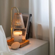 實木定時融蠟燈-玻璃公主(奶茶色)