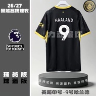 2627 Mancheng Haaland Jersey Away Rodri Football Jersey Player Short Sleeve Customization
