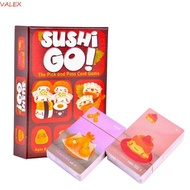 VALEX Sushi Go Pick And Pass Card, Family Casual Party Family Get-together Sushi Go Card Game, Kids 