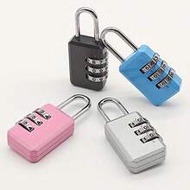 1pc Metal Combo Lock, 3-Digit, For Luggage, Gym & Backpacks, Portable, Durable, Tamper-Resistant, Tr