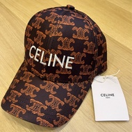 ［全新］CELINE TRIOMPHE標誌鴨舌帽