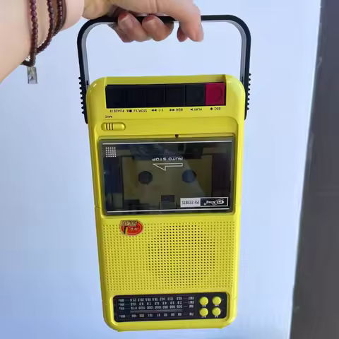 Solar Charging Bluetooth Speaker Multifunction Cassette Recorder Retro AM/FM/SW 1-2 4Band Radios Sup