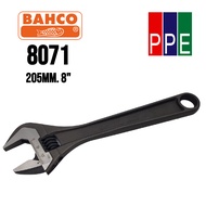 8071 [Bahco] 8" Jaw 27mm Adjustable wrench. wrench 8" (MADE IN SPAIN)