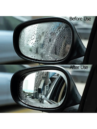 2入組透明車後視圖防雨膜