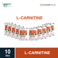 10ซอง Clover Plus L-CARNITINE AND INULIN COMPLEX Orange Flavour  10ซอง