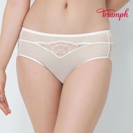 Triumph-FLORALE Butterfly Dance Flower Language Mid-Waist Boxer Briefs M-EEL Vanilla White|87R2510 G