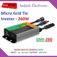 GMI-260 Micro Grid Tie Inverter GTI 260W ON GRID Solar Panel