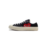 ใหม่และแท้ CONVERSE 1970S CHUCK TAYLOR ALL STAR OX COMME DES GARCONS PLAY รองเท้ากีฬา 150207C รับประ