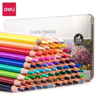 Deli Signature Colour Pencil Water Soluble Colouring School Ergonomic Shape Smooth Pencil Warna