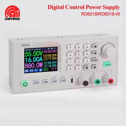 RD RD6018 RD6018W USB WiFi DC-DC Voltage Step Down Power Supply Module Buck Converter Voltmeter 60V 