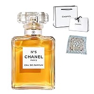 CHANEL N°5 Eau De Parfum Perfume Fragrance Ladies' Stylish Gift Present with Scarf (Name Engraved, 1.7 fl oz (50 ml)