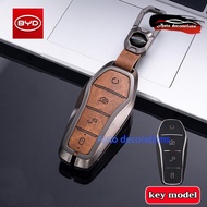 Byd chìa khóa xe thông minh móc khóa hợp kim kẽm Cho Byd Sealion 6/7 Cá Mập atto3 M6 Cá Heo Con Dấu