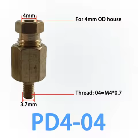 Slider Oil Nipple PD Joint Copper Ferrule Joint Inner Card Elbow Aluminum Tube Copper Tube Nylon Tub