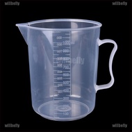 ♥ willbefly ♥ 20/30/50/300/500/1000ML Plastic Measuring Cup Jug Pour Spout Surface Kitchen