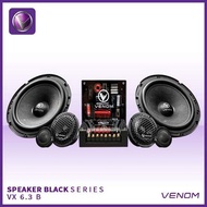 Speaker Split 3way Venom Black Garansi Resmi