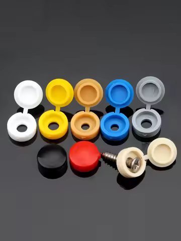 M4M5 Screw Cover Cap Plastic One-piece Screw Cap Cover Nail Nuts Bolts Decorative Cover Screw Foldin