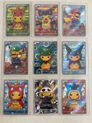 寵物小精靈 （DIY)Pokémon 寶可夢卡牌 變裝皮卡超系列+烈空座