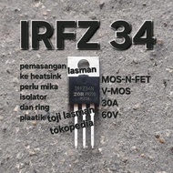 (Irfz 34N )60V 30A Mosfet Irfz34A BUZ 21 2Sk673 2Sk971 2Sk1416 BUK 555-50 BUZ 11 2SK1296 25K2411 BUK
