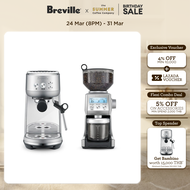 [SET] Breville The Bambino Coffee Machine เครื่องชงกาแฟ BES450 + The Smart Grinder เครื่องบดเมล็ดกาแ