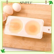 SIMPLESHOP Eggs Chicken Microwave 2 Eggs Food Gadget Cooker Steamer Tool Kitchen Tool Microwave Eggs