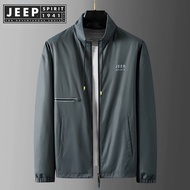 JEEP SPIRIT 1941 ESTD Mens jacket New leisure fashion for men Flexible wind jacket Outdoor jacket Bl
