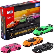 Takara Tomy 藍寶堅尼 特別套裝 合金車仔 4架套裝 送禮 Tomica Set Gift Lamborghini Set Speciale Diecast car #VX613589