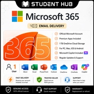Microsoft 365 Family 1/6 Slot | Copilot AI | Upgrade Own Account | 1TB Storage | All Apps