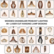 SVG Bundle – 40+ Laser Cut Wooden Chandelier for 3mm 4mm 5mm Material | DXF EPS PNG PDF File | DIY D