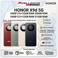 [C/C] HONOR X9d 5G [24*(12+12)GB RAM 256GB ROM] - Original HONOR Malaysia