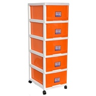 TOYOGO 5 Tier Drawer Storage Cabinet