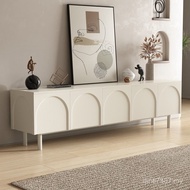 European Style Living Room Premium Objects Simple Cabinet Cream Side TV Style North Small Apartment 