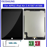 9.7" LCD For Apple iPad 6 Air 2 A1567 A1566 9.7'' 100% AAA+ Grade LCD Display Touch Screen Digitizer