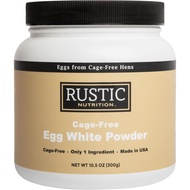 Cage-Free Egg White Protein Powder, USA-Sourced, 21g Protein, Humanely-Raised, 0g Fat, 0g Sugar, 0g 