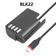 Yoview BLK22 USB-C Dummy Battery Type C Power Supply Adapter for Panasonic DC-S5K GH6 GH5M2 G9 DMC-G
