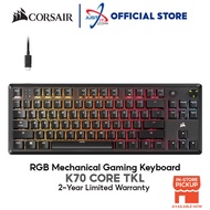 CORSAIR K70 CORE TKL RGB MECHANICAL GAMING KEYBOARD - MLX-RED SWITCH ( CH-911911E-NA )