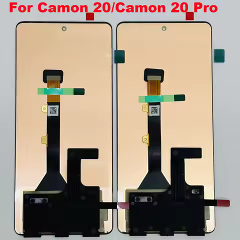 Original 6.67'' For Infinix Tecno Camon 20 CK6n LCD Screen Touch Frame Panel For Tecno Camon 20 Pro 