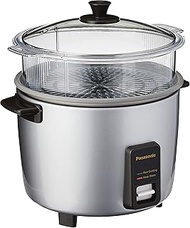 Panasonic Conventional Rice Cooker, Silver, 1.8 L Capacity, SR-Y18FGELSH