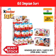 (Ready Stock) Kinder Joy Chocolate Surprise Egg For Boy / For Girl 20g Lui Lei Coklat Set Mainan