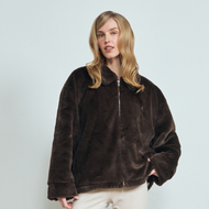 chuuchop(C7952)Fluffy jacket เสื้อแจ็คเก็ตแขนยาว ขนนุ่มฟู มี3สี กันหนาว